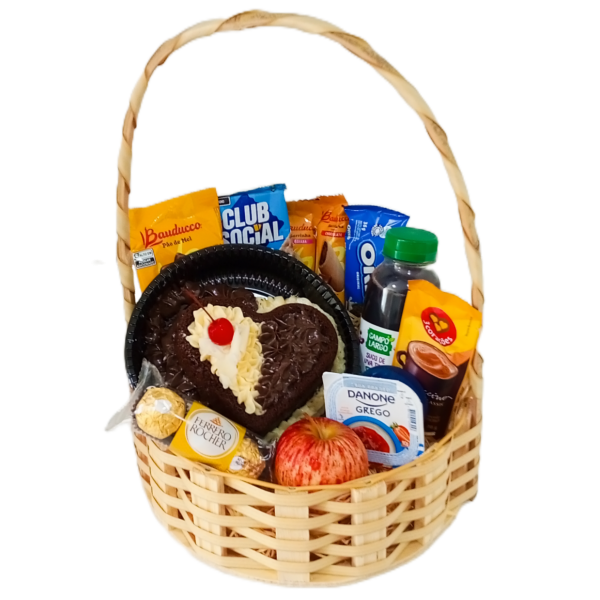 A Cesta da Festa Com Bolinho